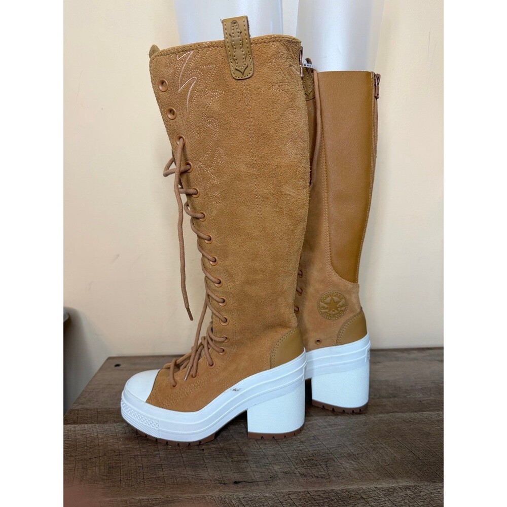 NEW Converse Chuck 70 De Luxe Heel XXHi Platform Western Size 5.5 boots knee - Picture 4 of 11